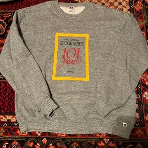 National Geographic 101 Year Anniversary Crewneck (1989)
